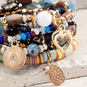 Layered Mix Beads Bracelet